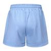 Fuwenni Women's Plus Size Shorts Summer Casual Elastic Waist Comfy Beach Shorts with Drawstring Sky Blue XXL view 2