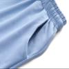 Fuwenni Women's Plus Size Shorts Summer Casual Elastic Waist Comfy Beach Shorts with Drawstring Sky Blue XXL view 4