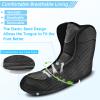PASENDI Professional 4X80Mm Wheels Inline Skates,Outdoor Fitness Single Row Inline Skates for Adult Women Men, Black Adult Male.US Men9.5/Women10.5/28.5CM,Black view 3