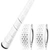 VEASAERS Bat Grip Tape Baseball Softball 2/4 Pack 40 inch 1.75mm Precut and Full Adhesive Back Pro Feel Soft Comfortable Tapes for Old Bats Handles (2 Pcs-White Dot) view 2
