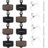 4 Pairs Semi-Metallic Bike Bicycle Disc Brake Pads Compatible with Sram Avid Elixir 1 3 5 7 9 R ER CR Mag Level TL T Sram XX X7 X9 XXWC DB1 DB3 DB5 view 1