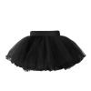 Aislor Girls Ballet Skirts 4 Layers Net Crinoline Slip Petticoat Birthday Dress up Party Underskirt Ballerina Dancewear Black 1-6 Years view 1