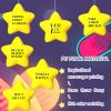 Chalyna 30 Pieces Motivational Star Stress Ball Quote Relief , 2.2 Inch PU Foam Stress Toys Bulk Sensory Star Toy Gifts for Kids Teens Adults Relieve Anxiety Party Supplies(Yellow) view 3