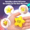 Chalyna 30 Pieces Motivational Star Stress Ball Quote Relief , 2.2 Inch PU Foam Stress Toys Bulk Sensory Star Toy Gifts for Kids Teens Adults Relieve Anxiety Party Supplies(Yellow) view 4