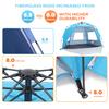 SweetBin Pop Up Beach Tent, Portable Beach Folding Sun Shade Shelter, UPF 50+ Protection, Easy Setup and Carry, Double Silver Coating with 3 Ventilation Window, Large Size Perfect for Family 4 People view 3