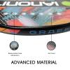 Beach Tennis Paddle Beach Tennis Racket Carbon Fiber with EVA Memory Foam Core Tennis Paddles (Black) view 4