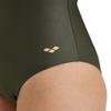 ARENA U Back Solid Women's Fashion One Piece Swimsuit - Stylish Women's Bathing Suit for Beach and Pool - Cute, Full Front Coverage, and Ideal for Women's Athletic Swimwear,Dark Olive view 4