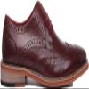 JUSTINREESS ENGLAND Dover Men's A-Wine Wooden Effect Derby Sho Shoes (Wine, US 14) view 2