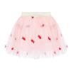 CHICTRY Little Kids Girls Ballet Tutu Princess Tulle Skirt Embroidery with Heart Cherry Pineapple Pineapple&Pink 2-3 Years view 2