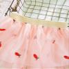 CHICTRY Little Kids Girls Ballet Tutu Princess Tulle Skirt Embroidery with Heart Cherry Pineapple Pineapple&Pink 2-3 Years view 4