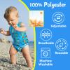 Babygoal Baby Boy Swim Diapers 3 Pack for 8M-3T Babies and Toddlers, Reusable Adjustable Washable for Swimming Lessons-Crab,Fish,Starfish view 2