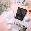 Geyoga 2 Pcs Men Silk Night Sleeping Cap Adjustable Drawstring Night Sleeping Cap with Pom Ball for Daily Use(Milk Fiber,Black, White,) view 4