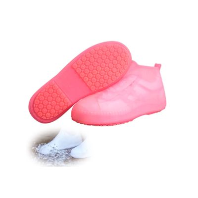YXYECEIPENO Rain Boots Silicone Shoe Cover Waterproof Boot Cover Reusable, Non-Slip, Suitable for Children and Adults Foldable and Easy to Store (Color : D, Size : Medium(9.4in))