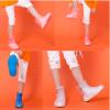 YXYECEIPENO Waterproof Shoe Cover Reusable Silicone Rain Boot Cover Suitable for Children and Adults Large Opening, Easy to Wear and Non-Slip (Color : White, Size : X-Large) view 2