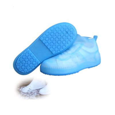 YXYECEIPENO Rain Boots Silicone Shoe Cover Waterproof Boot Cover Reusable, Non-Slip, Suitable for Children and Adults Foldable and Easy to Store (Color : C, Size : Medium(9.4in))
