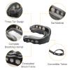 2Pack Football Mouth Guard with Strap, Upgrade Soft Youth Mouth Guard Football Mouthpiece, Sports for Boxing, MMA, Hockey, Rugby, Basketball for Adult & Youth (Black) view 2