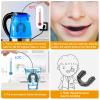 2Pack Football Mouth Guard with Strap, Upgrade Soft Youth Mouth Guard Football Mouthpiece, Sports for Boxing, MMA, Hockey, Rugby, Basketball for Adult & Youth (Black) view 4