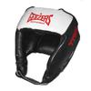 Geezers Boxing Junior TRG Training Open Face Head Guard for Boxing, MMA Sparring, PU Material Headgear (XX-Small, Black) view 2