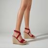 ZBYY Women's Platform Sandals Summer Wedge Ankle Strap Open Toe Sandals Wedge Heels Casual Beach Platform Dress Sandals view 4