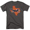 The University of Texas at San Antonio Official State Shape Unisex Adult T Shirt,Charcoal, 5X-Large view 1