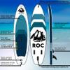 Roc Paddle Boards 10 ft 6 in Inflatable SUP, 350lbs Weight Capacity, Wide Stable Design, Premium Accessories, 3 YEAR WARRANTY, USA Owned Brand, Royal view 4