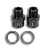 16mm Bike Pedal Extender, Titanium Alloy Cycling Pedal Extenders Bike Pedal Extension Shaft with Spacers for Mountain Bike Road Bike (Black) view 1