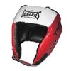 Geezers Boxing Junior TRG Training Open Face Head Guard for Boxing, MMA Sparring, PU Material Headgear (XX-Small, Red) view 2