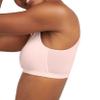 Hanes womens Comfortflex Fit Bralette Pack, Stretch Cotton Low-impact Bra, Moisture-wicking Cotton Bralette, 3-pa Bra, 3-pack - Scoop Crop Moon Sky Heather/Vintage Pink/White, X-Small US view 3