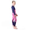 ILAVSUN Kids Wetsuit Girls - 3mm Neoprene Thermal Full Body Wet Suits Long Sleeve One Piece Swimsuit Keep Warm Back Zip UV Protection for Scuba Diving Snorkeling Swimming Surfing Water Sports L view 3