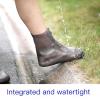 YXYECEIPENO High-top Waterproof Overshoes Cycling Silicone Rain Boot Cover Large Opening, Easy to Put On and Take Off, Wear-Resistant Suitable for Outdoor, Camping, Hiking, Fishing view 3