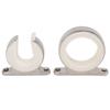 Allsor Fishing Rod Holder Bracket, 2PCS Stainless Steel Horizontal Wall Mounted Fishing Rod Rack Ceiling Storage Fishing Pole Holder for Garage/Cabin/Basement/Marine/Automobile/Truck/RV view 1