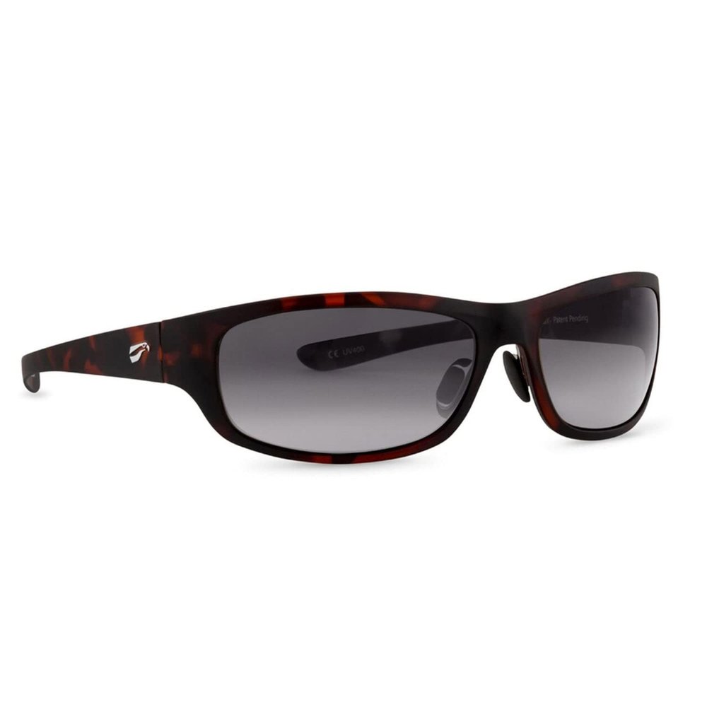 Flying Eyes Optics Golden Eagle Sport Sunglasses - Z87 (Large Frame Size) (Satin Tortoise, Gradient Gray)