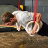 Escape Climbing Rings | Rock Climbing Training Rings | Wood Strength Training | Gymnastic Rings Set with 15 Adjustable Straps| Great for Gyms view 2