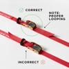 Escape Climbing Rings | Rock Climbing Training Rings | Wood Strength Training | Gymnastic Rings Set with 15 Adjustable Straps| Great for Gyms view 4