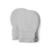 goumikids Viscose Made from Bamboo Organic Cotton Stay-On Baby Mitts Preemie Storm Gray view 1