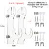 BYTOTU Katana Wall Holder-Transparent Plexiglass - Sword Wall Mount Display - (Swords Not Included) view 2