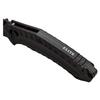 Elite Tactical - Manual Folding Knife w/Rapid Lock - PYRODEX - Fine Edge Drop Point Blade, D2 Steel, Ball Bearing Pivot, G10 Handle w/Deep Carry Pocket Clip, EDC, ET-FDR008BK view 3