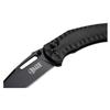 Elite Tactical - Manual Folding Knife w/Rapid Lock - PYRODEX - Fine Edge Drop Point Blade, D2 Steel, Ball Bearing Pivot, G10 Handle w/Deep Carry Pocket Clip, EDC, ET-FDR008BK view 4