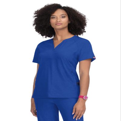KOI Lite Stretch 1035 Women's Action Top Heather True Galaxy L