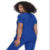 KOI Lite Stretch 1035 Women's Action Top Heather True Galaxy L view 2