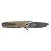 Elite Tactical - Pocket Folding Knife - READINESS - Drop Point Fine Edge Blade with Tan Nylon Fiber Handle, Reversible Pocket Clip, EDC, ET-A001TN view 3