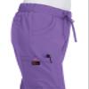 KOI Betsy Johnson Buttercup Women's 6-Pocket Slim Fit Scrub Pants Wisteria XX-Small Petite view 3