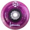 Luminous Wheels Luminous LED Quad Roller Skate Outdoor Wheels (4 Pack,Purple Haze,62mmx30mm/85A) view 1