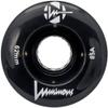 Luminous Wheels LED Quad Roller Skate Outdoor Wheels (4 Pack, Black, 62mm x 30mm/85A) view 1