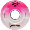 Luminous LED Quad Roller Skate Outdoor Wheels (4 Pack, Cotton Candy, 62mm x 30mm/85A) view 1