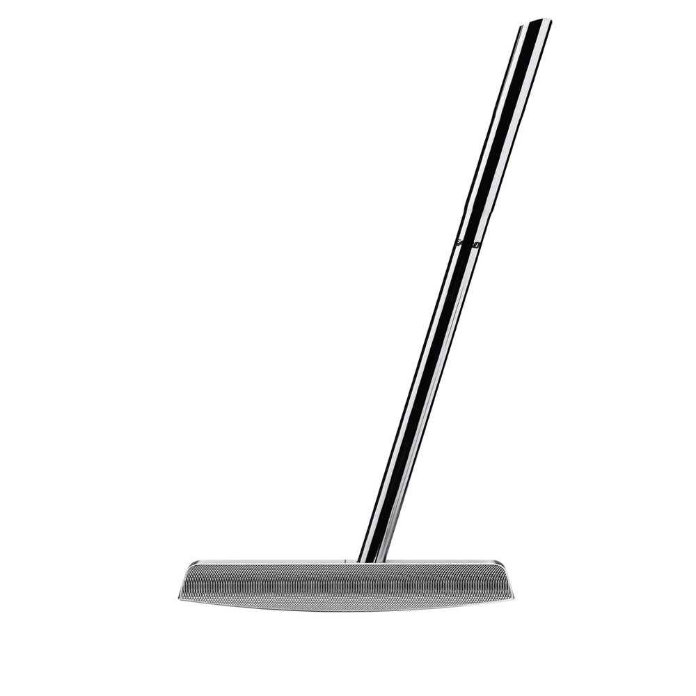 Bell N-360 No-Offset CNC Milled Upright Lie Toe Balance Golf Putter (79 Degree Lie) + Tacki-Mac Black Jumbo Flat Top Grip | Made in USA (Right, 38)
