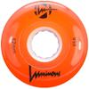 Luminous LED Quad Roller Skate Outdoor Wheels (4 Pack, Orange, 62mm x 30mm/85A) view 1