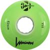 Luminous LED Quad Roller Skate Outdoor Wheels (4 Pack, Green, 62mm x 30mm/85A) view 1