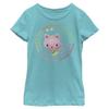 Gabby's Dollhouse Girl's Kitty Fairy Stacked T-Shirt, Tahi Blue, X-Small view 1