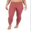 90 Degree By Reflex High Waist Power Flex Tummy Control Leggings - Marsala - Medium view 4